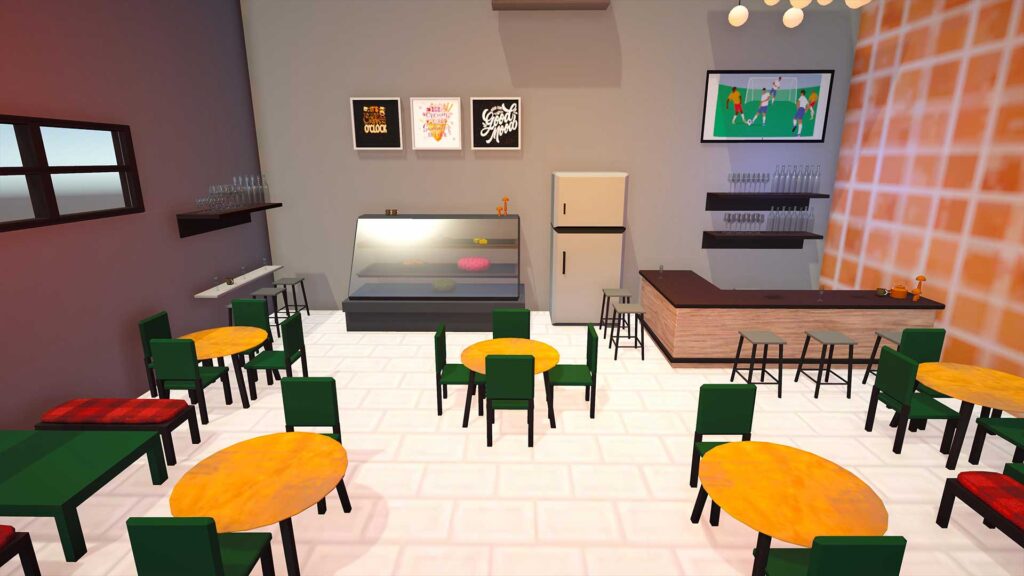 3D Cafe Interior Environment Pack - Animatics Asset Store