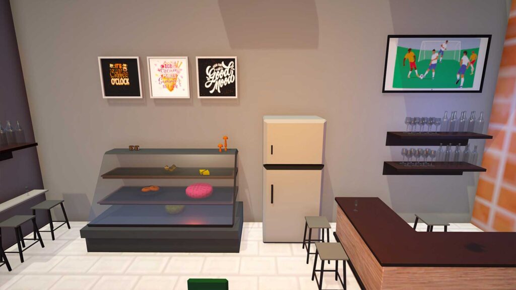 3D Cafe Interior Environment Pack - Animatics Asset Store