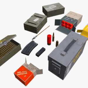 FPS 3d ammo pack, 3d ammo box, 3d ammunition, FPS ammo boxes, 3d ammo boxes,