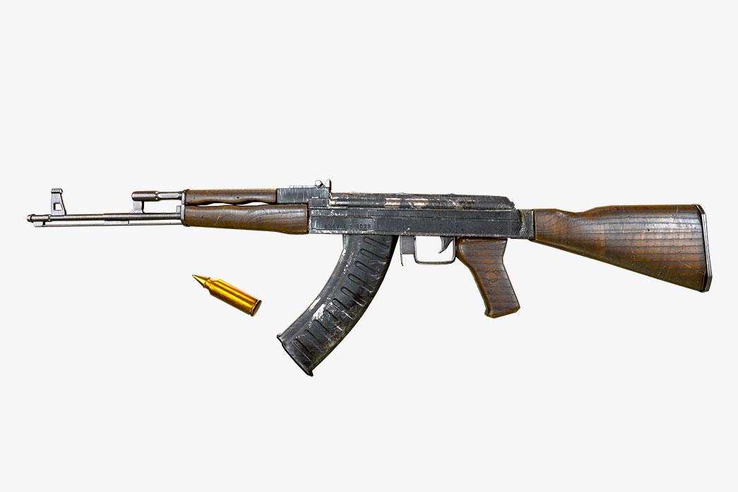 ak-47 rifle 3d model, assault rifle 3d model, 3d gun, 3d assault rifle,