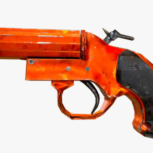 flare gun nerf, flare gun 3d model, 3d model flare gun,