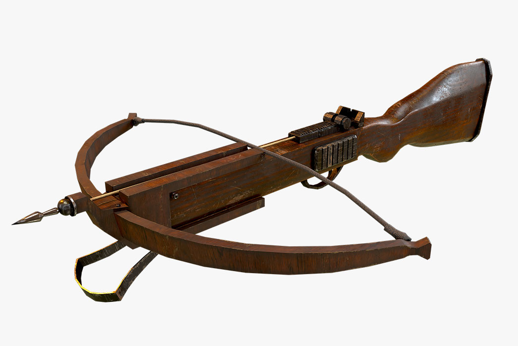 crossbow 3d model, medieval crossbow 3d model, 3d model bow, 3d bow,