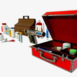 mediacl survival kit, medical survival kit 3d model, first aid kit, first aid kit for games