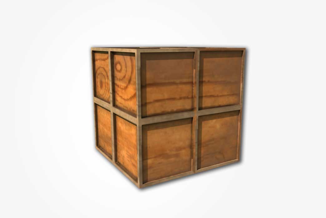 wooden cube crate 3d model, free 3d model free wooden crate cube
