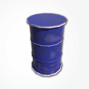 metallic barrel 3d model, 3d metallic barrel free 3d model