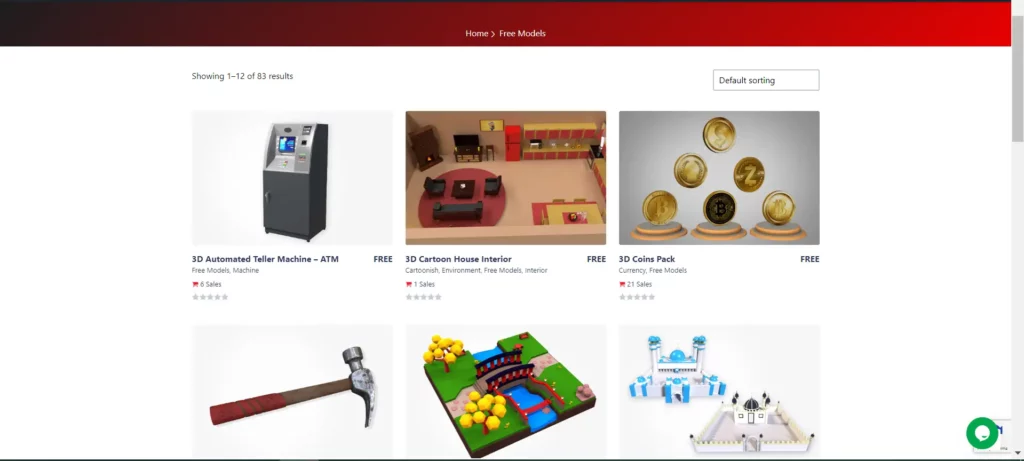 free 3d models for games