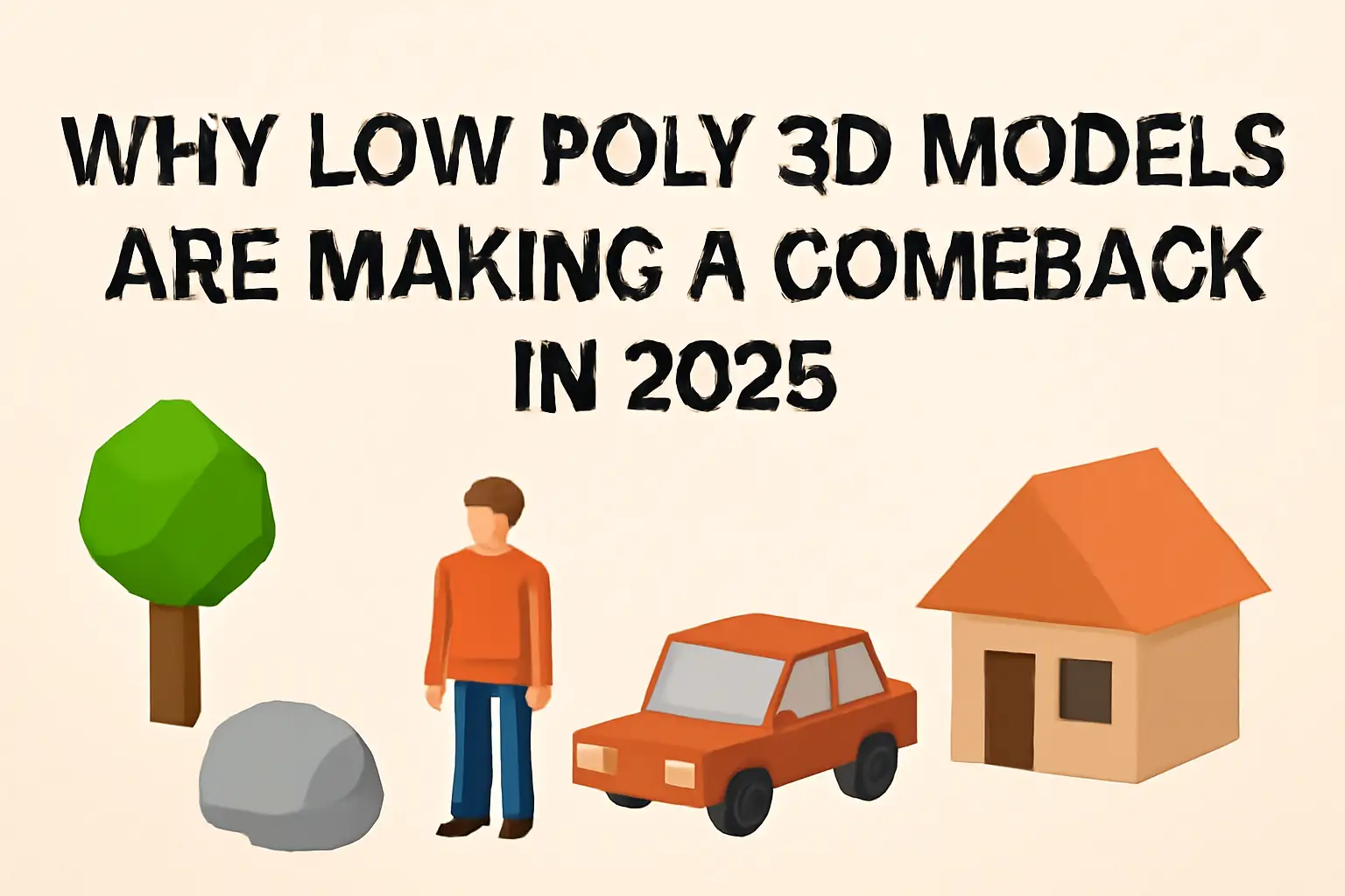 low poly 3d models