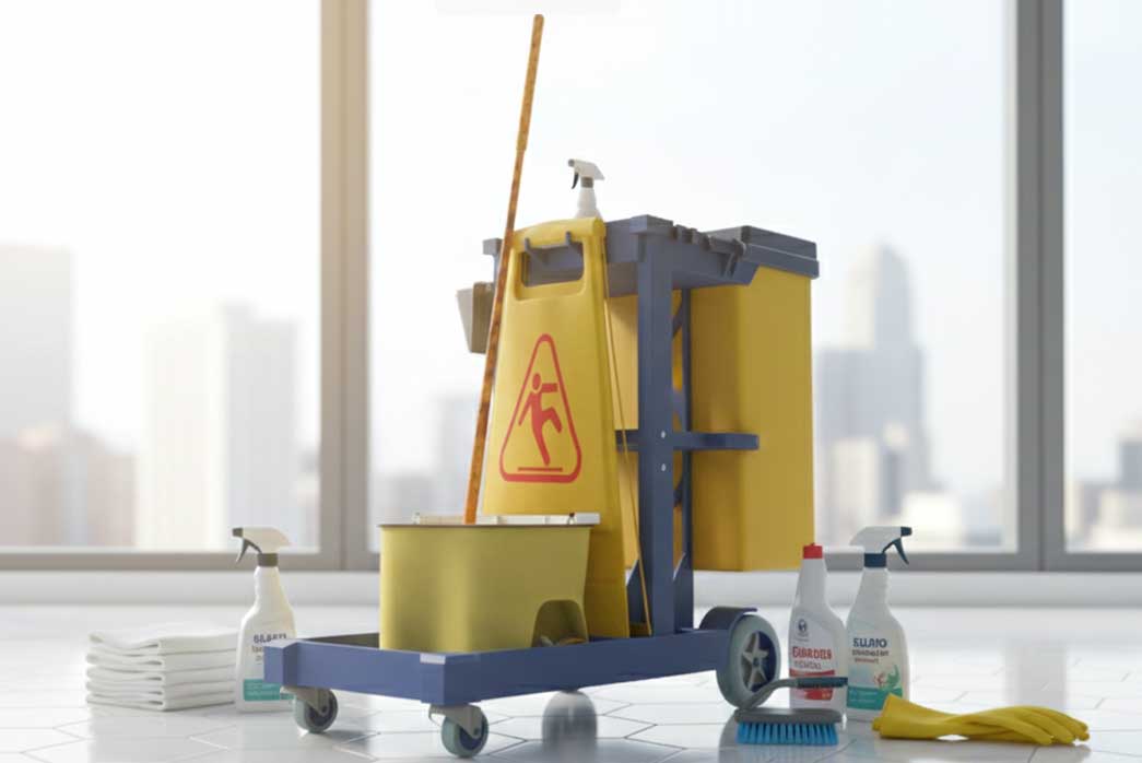cleaning supplies 3d model